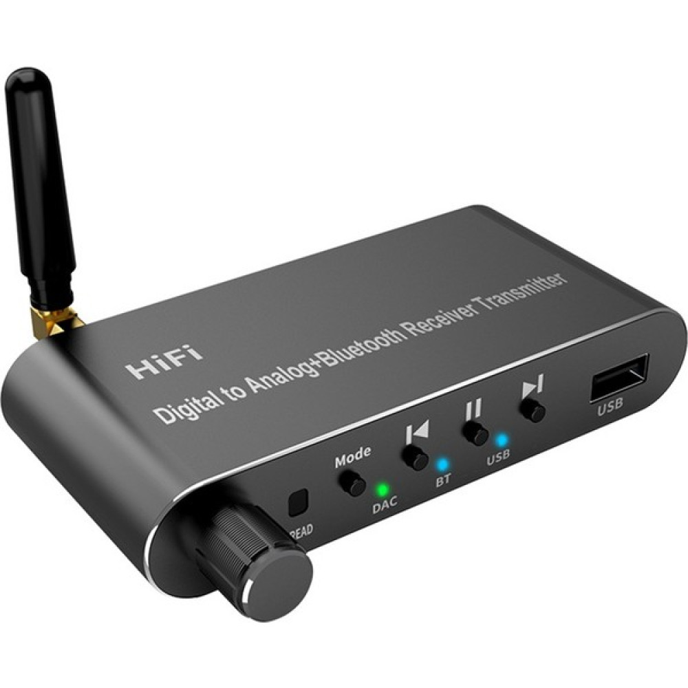 Passing Bluetooth 5.1 Alıcı Verici Ses Dönüştürücü U-Disk Oynatma Koaksiyel/optik 3.5 mm Aux R/l Dac Dönüştürücü Tv Mp3 Için (Yurt Dışından) - Siyah Bilgisayar Çevirici ve Adaptörü Fiyatı