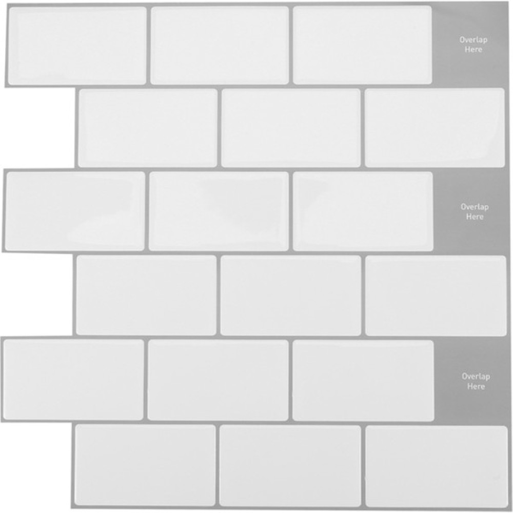 Passing Peel ve Stick Backsplash 10X10 Inç Çıkarılabilir 3D Metro Duvar Fayansları (4'lü Paket),Mutfak Veya Banyo Için (Yurt Dışından) Ev & Dekorasyon Aksesuarları Fiyatı