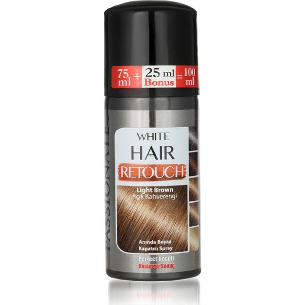 Passionate Beyaz Kapatıcı Sprey Açık Kahve 100 ml Saç Boyası Fiyatı