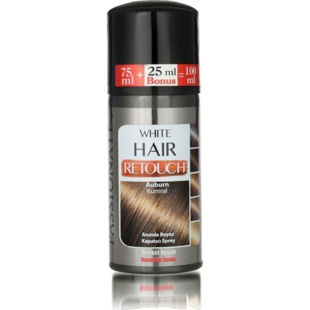 Passionate Beyaz Kapatıcı Sprey Kumral 100 ml 8691228240044 - 1 Siyah Saç Şekillendirici Sprey Fiyatı