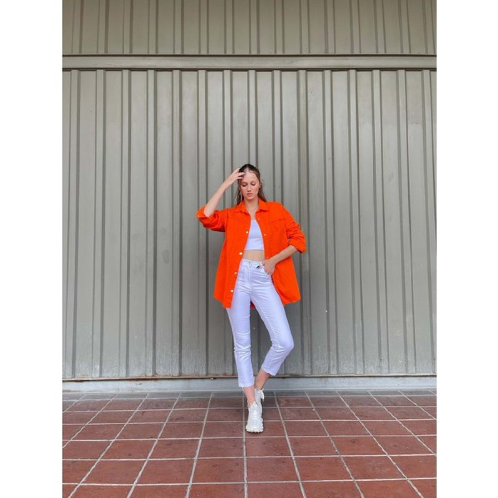 Passionis Exclusive PS-0222 Uzun Denim Ceket Kadın Trençkot Fiyatı