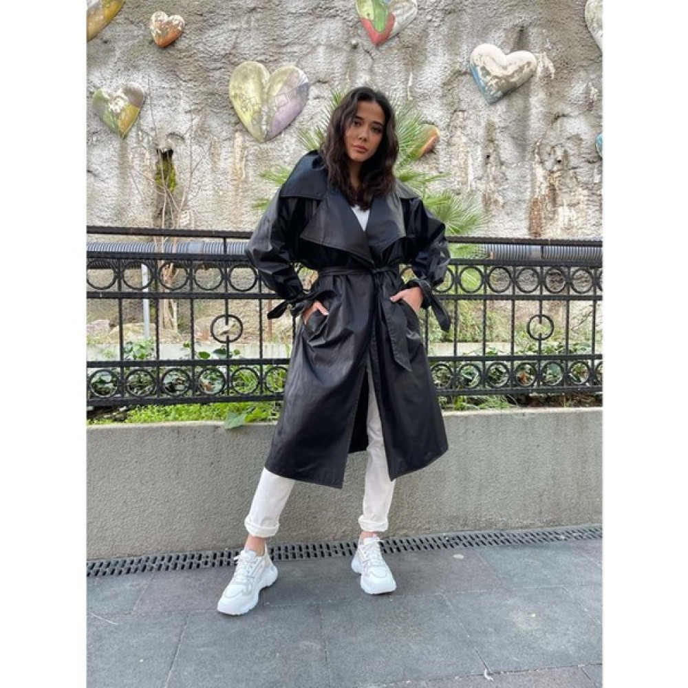 Passionis Exclusive Ps-Oversize Trençkot - Siyah - 38 Kadın Trençkot Fiyatı