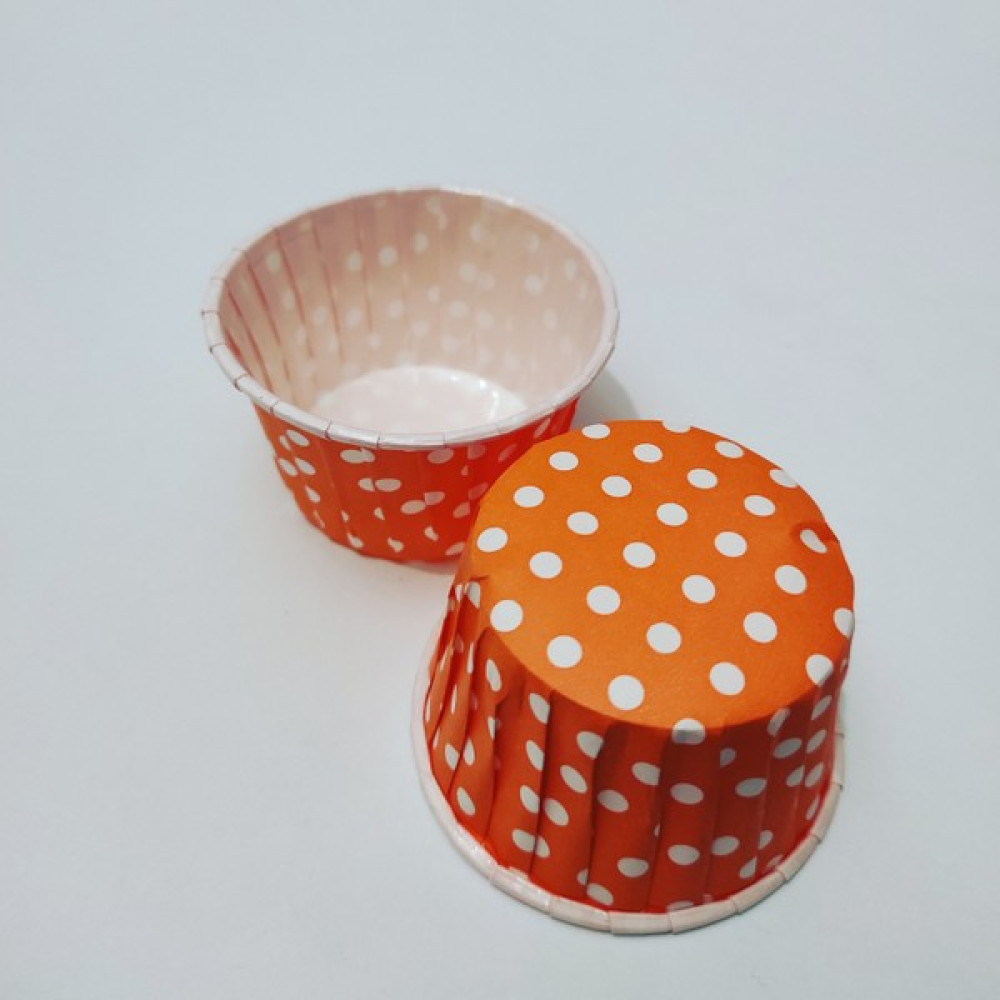 Pastafarms 25'li Cupcake Muffin Kek Kalıbı Turuncu Puantiyeli Oto Boyaları Fiyatı