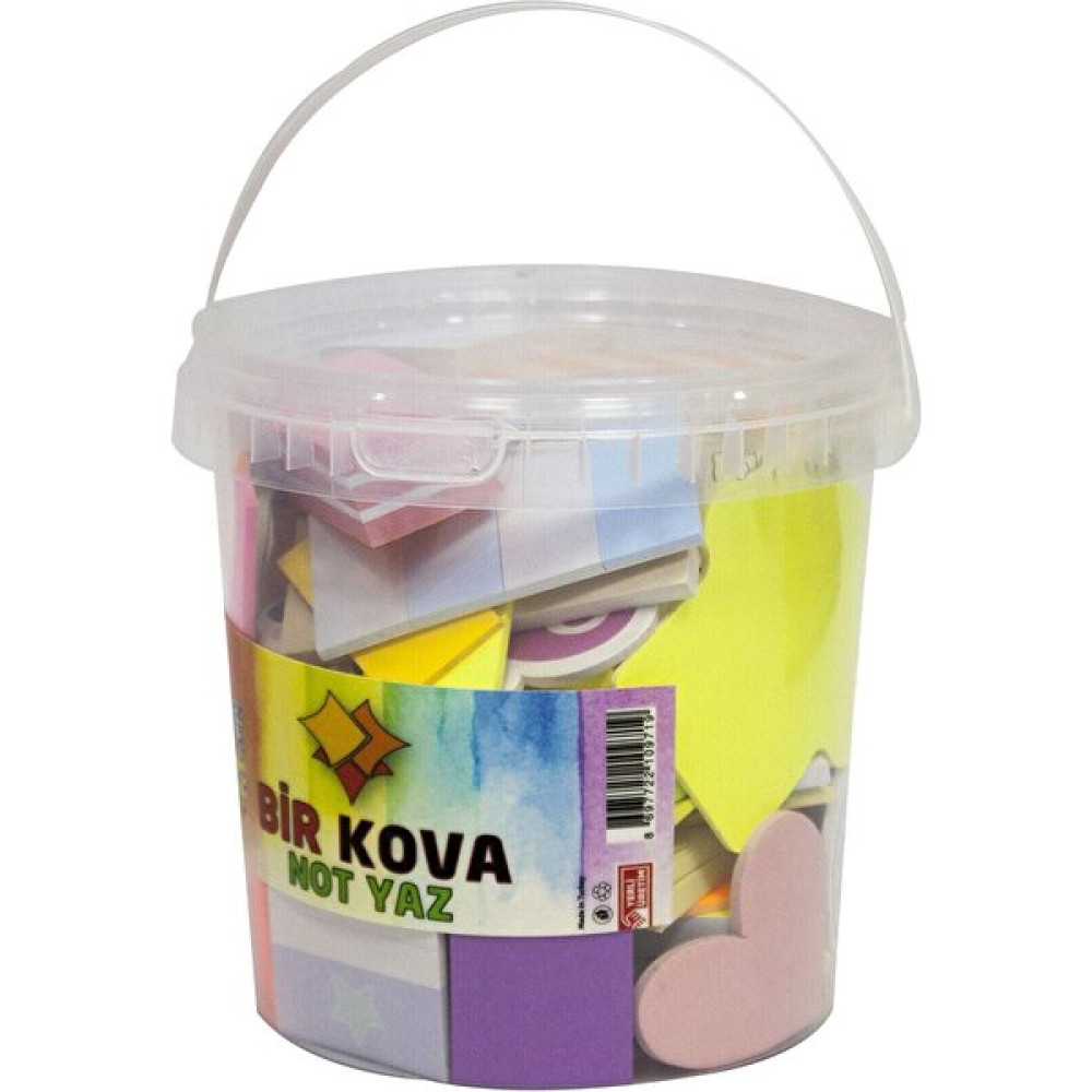 Paste Notes Bir Kova Not Yaz / Yapışkanlı Not Kağıtları 400 gr KG-400 - -- - 1 Okul Malzemeleri Fiyatı
