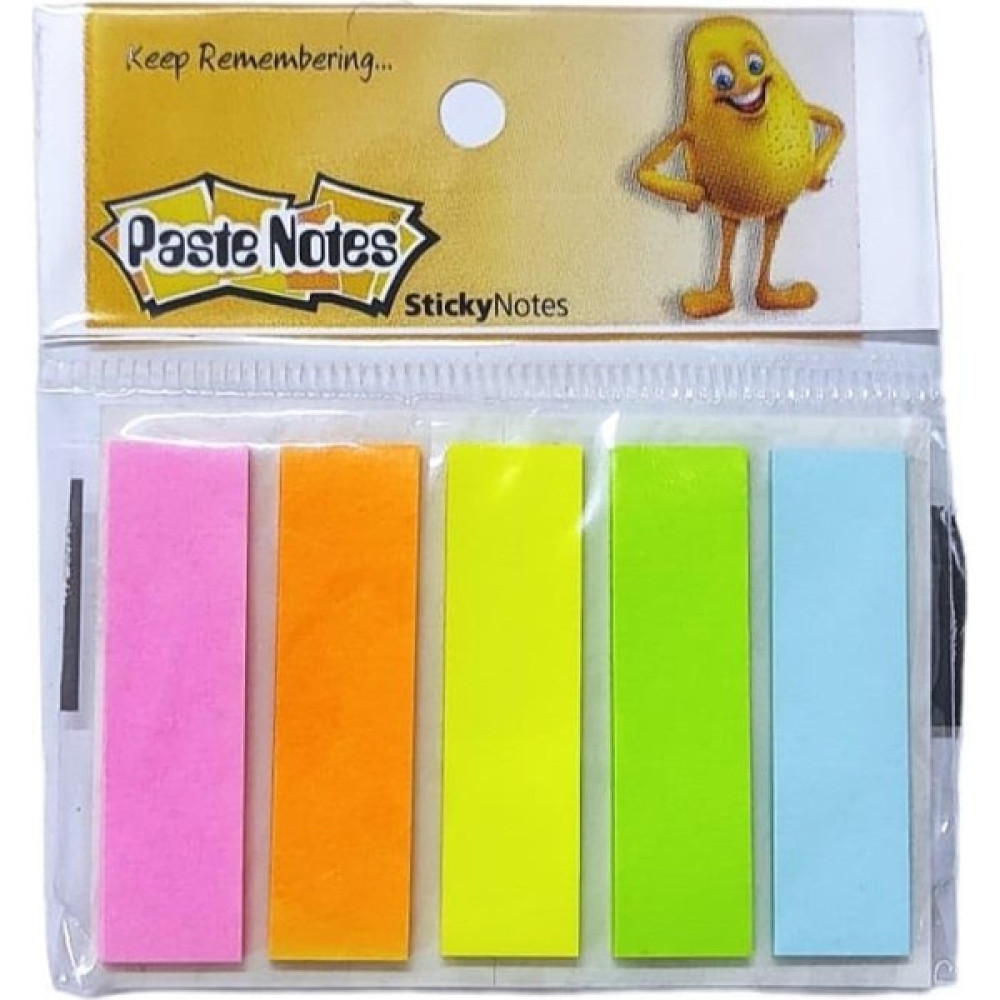 Paste Notes Kendinden Yapışkanlı Ayraç Postit 5 Renkli 1 Adet Yapışkanlı Not Kağıdı 5 L I Mini - Karışık-Çok Renkli - Standant - Standart Not Defteri & Bloknot Fiyatı