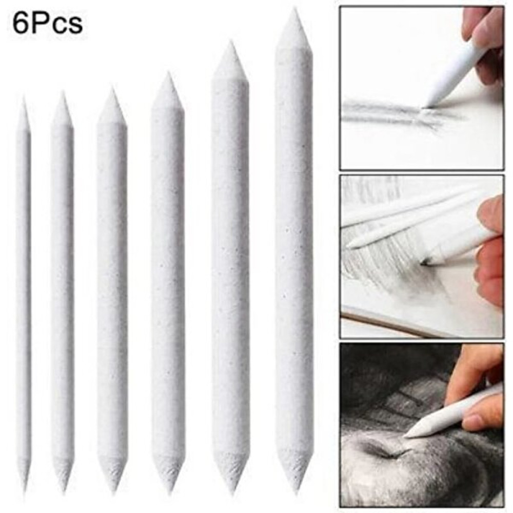 Pastel Dağıtıcı, Kaynaştırma Kalemi, Paper Stump 6'lı Set Sanatsal Malzemeler Fiyatı