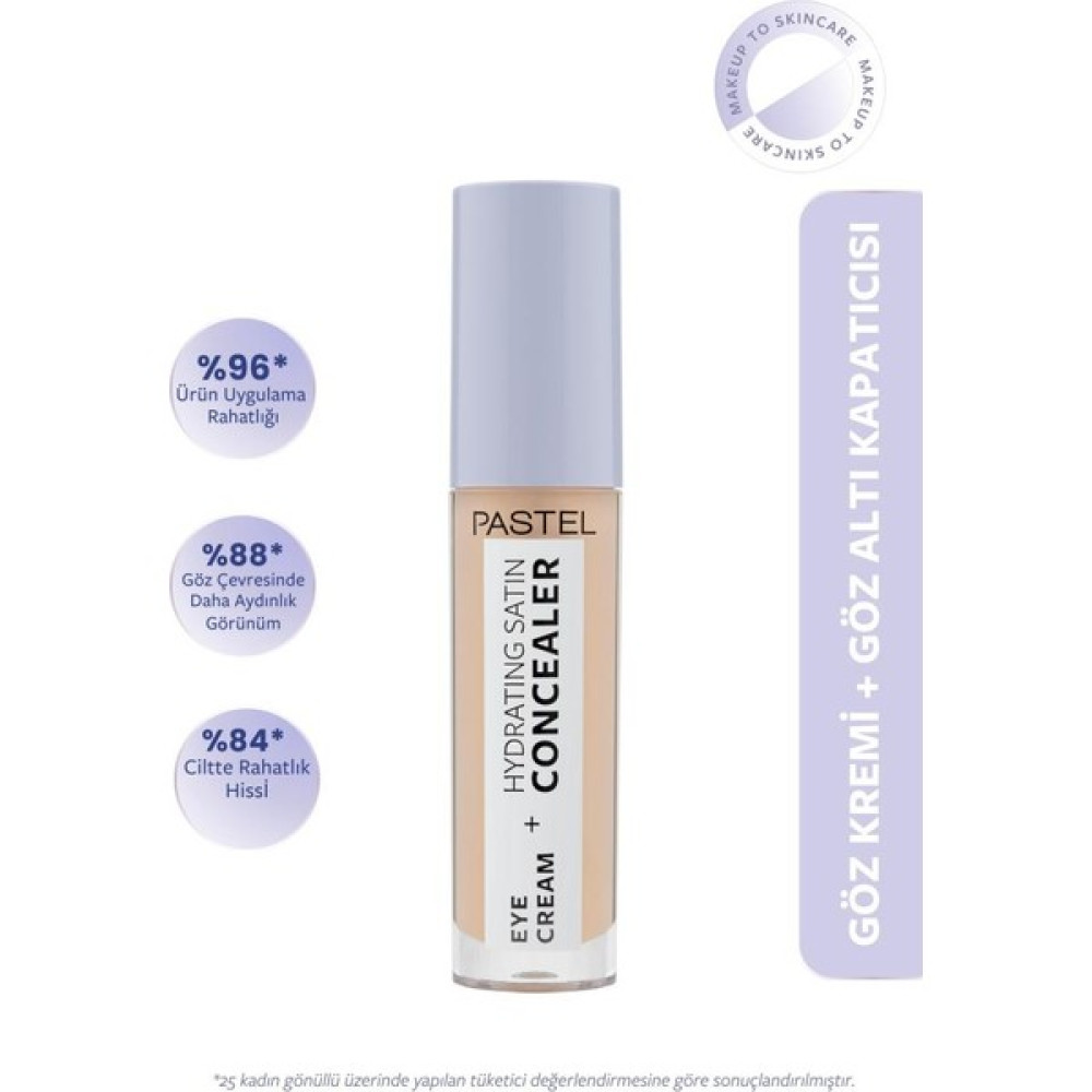 Pastel Eye Cream+Hydrating Satin Concealer 62 Aydınlatıcı Fiyatı
