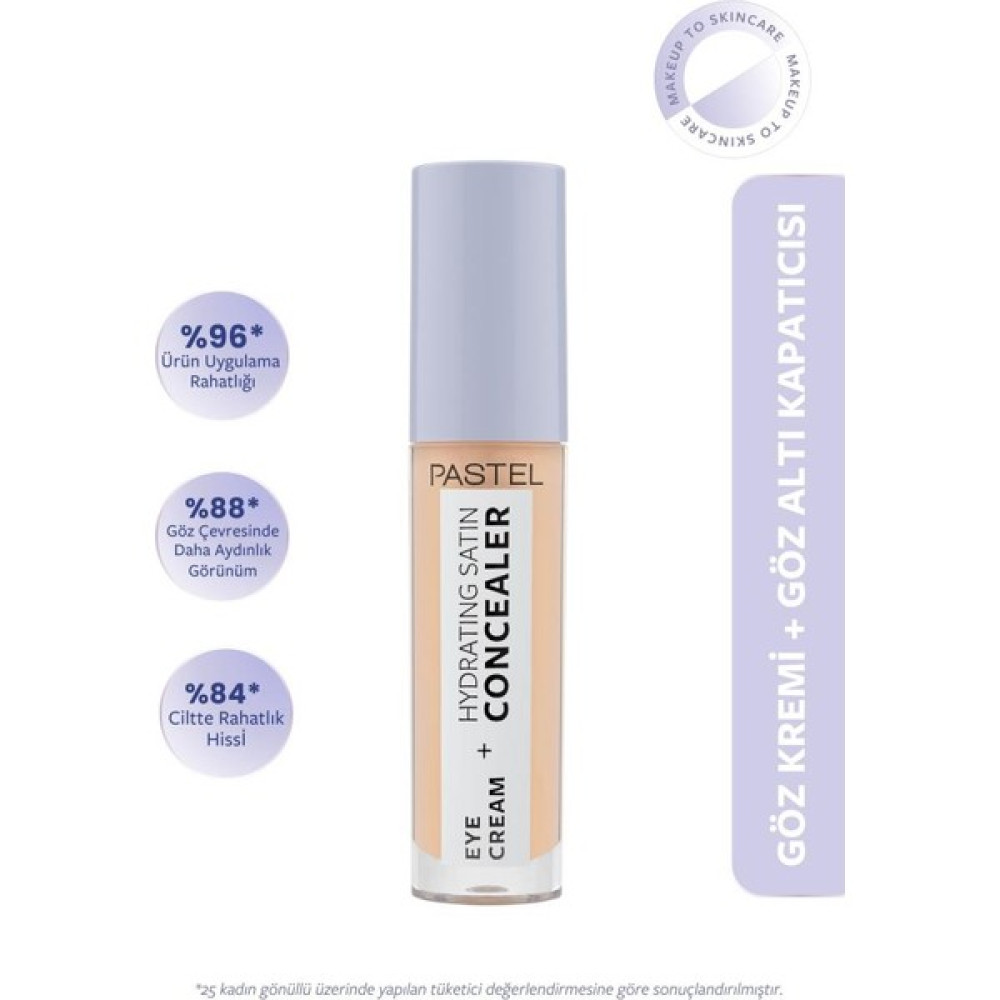 Pastel Eye Cream+Hydrating Satin Concealer 65 Aydınlatıcı Fiyatı