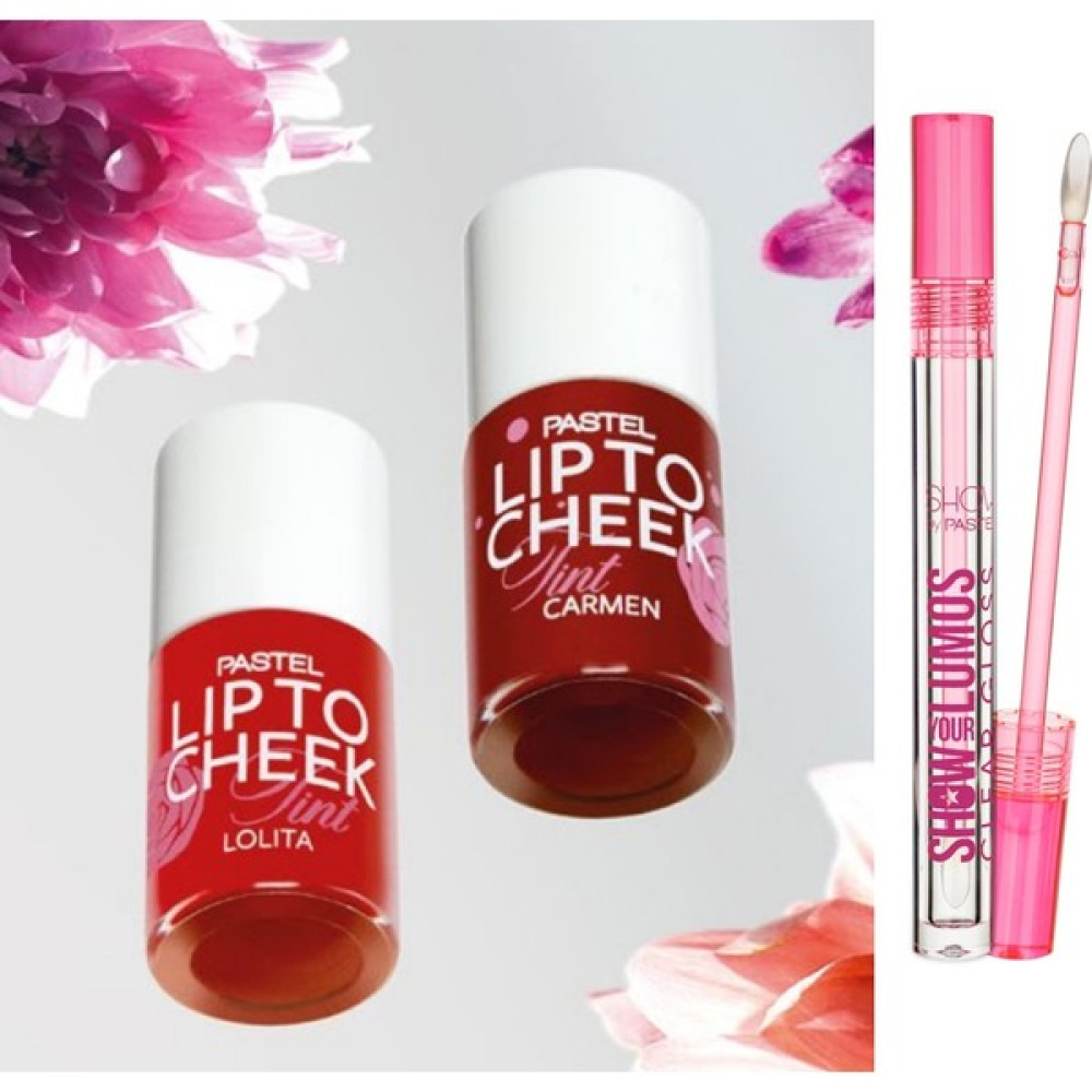 Pastel Lip To Cheek Tint 2li Set + Show By Pastel Show Your Lumos Clear Gloss - Dudak Parlatıcısı Rujlar & Dudak Parlatıcıları Fiyatı
