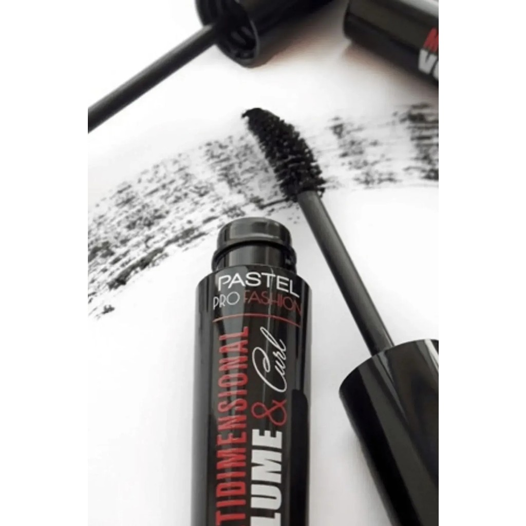 Pastel Multidimensional Volume & Curl Mascara Black Siyah Maskara Rimeller / Maskaralar Fiyatı