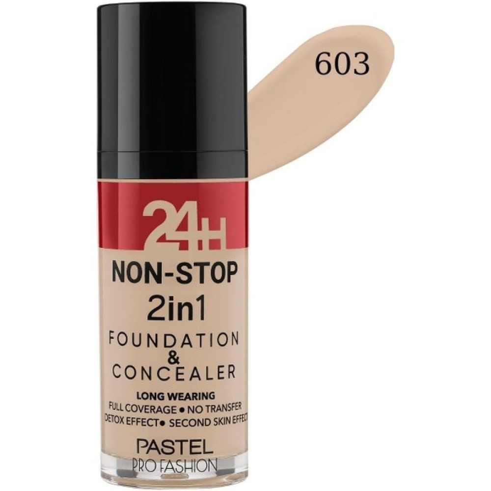Pastel Profashion 24H Non-Stop 2in1 Fondöten ve Kapatıcı 603 Ivory Fondötenler Fiyatı