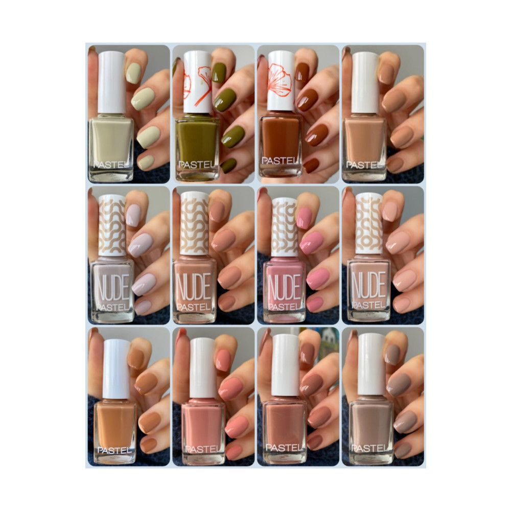 Pastel Syneecosmetic Kahve 12li Oje Set (43-230-234-255-296-315-333-334-106-762-767-769) Oje Fiyatı