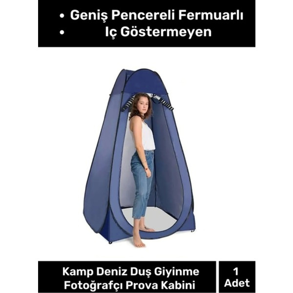 Pastimore Geniş Pencereli Fermuarlı Kamp Deniz Duş Giyinme Fotoğrafçı Iç Göstermeyen Prova Kabini Çadırı Çadır Fiyatı