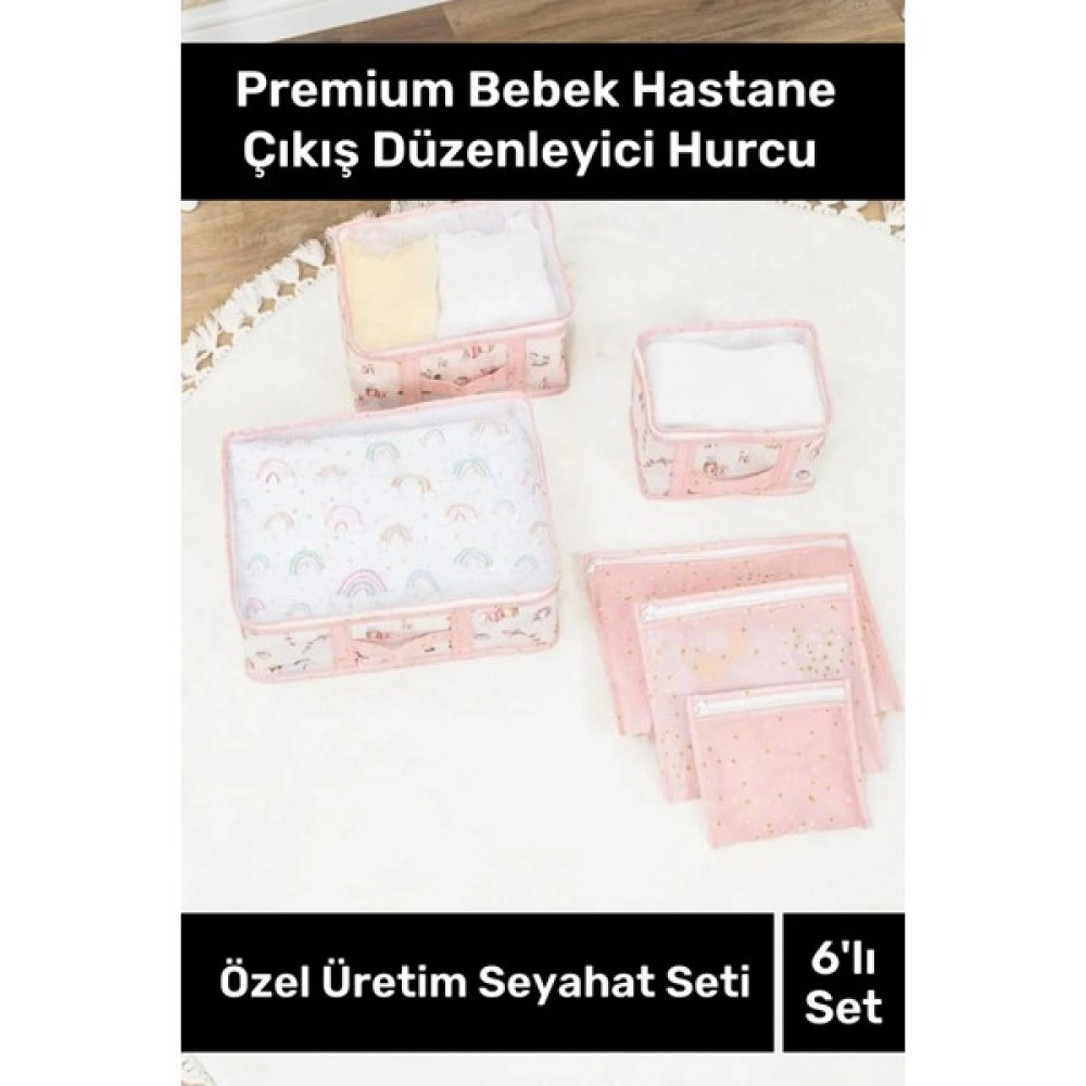 Pastimore Özel Üretim Baby 6 Lı Seyahat Seti Anne Bebek Hastane Çıkışı Düzenleyici Hurcu Doğum Çantası Bebek Bakım Çantası Fiyatı