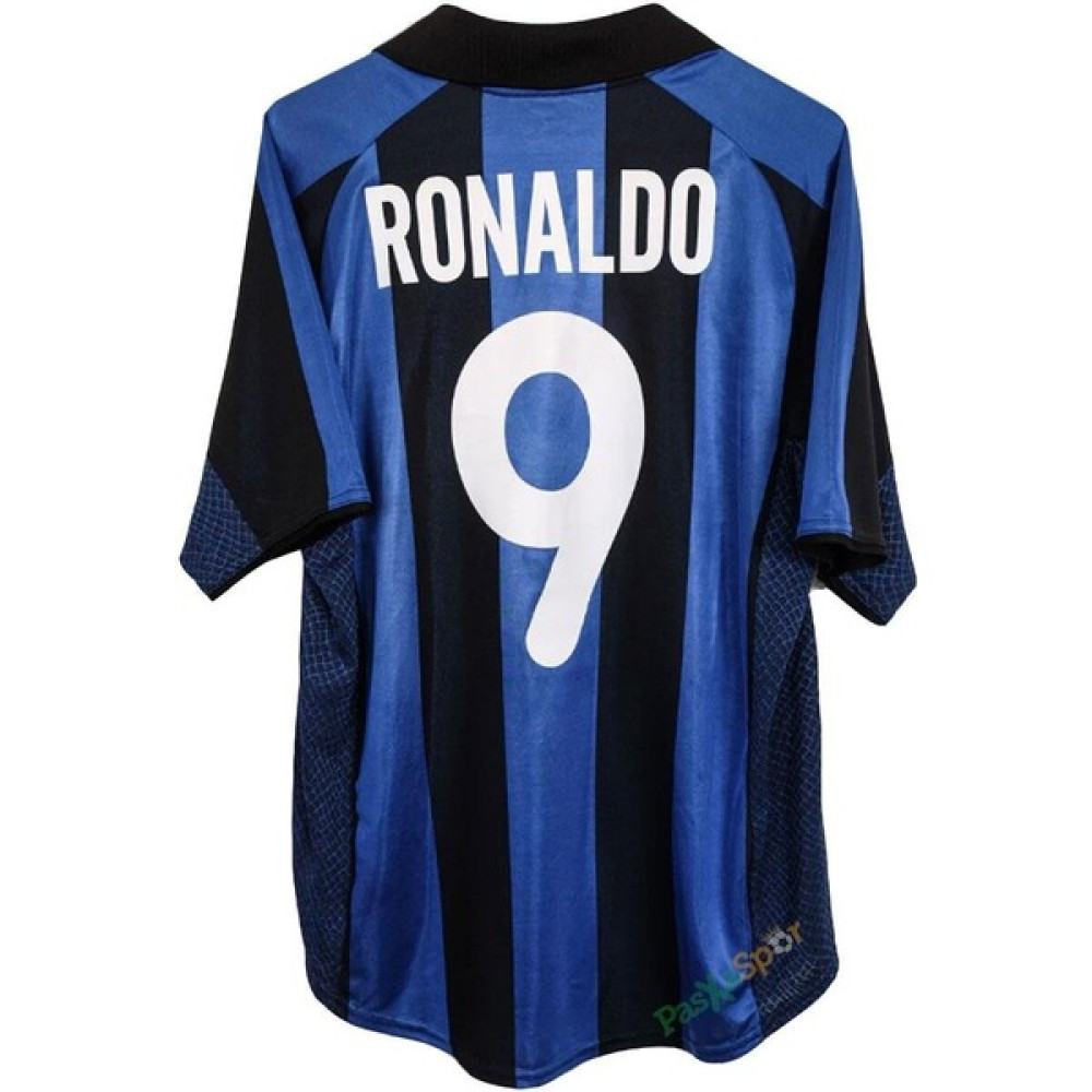 Pasxaspor Profesyonel Ithal Kalite Nostalji Ronaldo Inter 2001 Sezonu Iç Saha Retro Maç Forması Futbol Malzemeleri Fiyatı