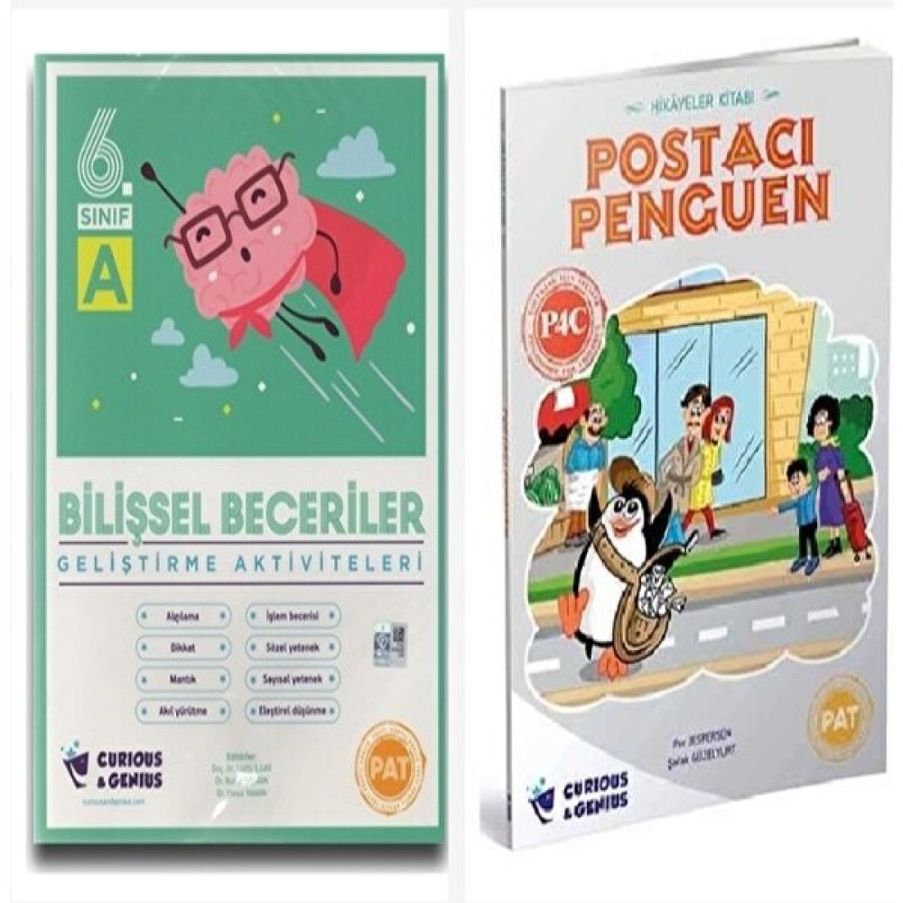 Pat Yayınları Curious & Genius 6. Sınıf Bilişsel Beceriler Gelişt Zihinsel Gelişim Kitapları Fiyatı