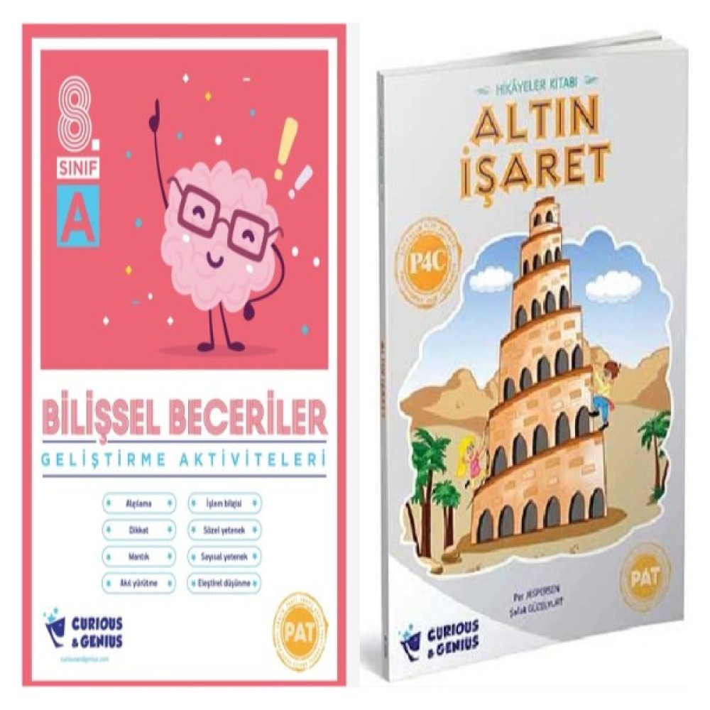 Pat Yayınları Curious & Genius 8. Sınıf - Bilişsel Beceriler Geli Zihinsel Gelişim Kitapları Fiyatı