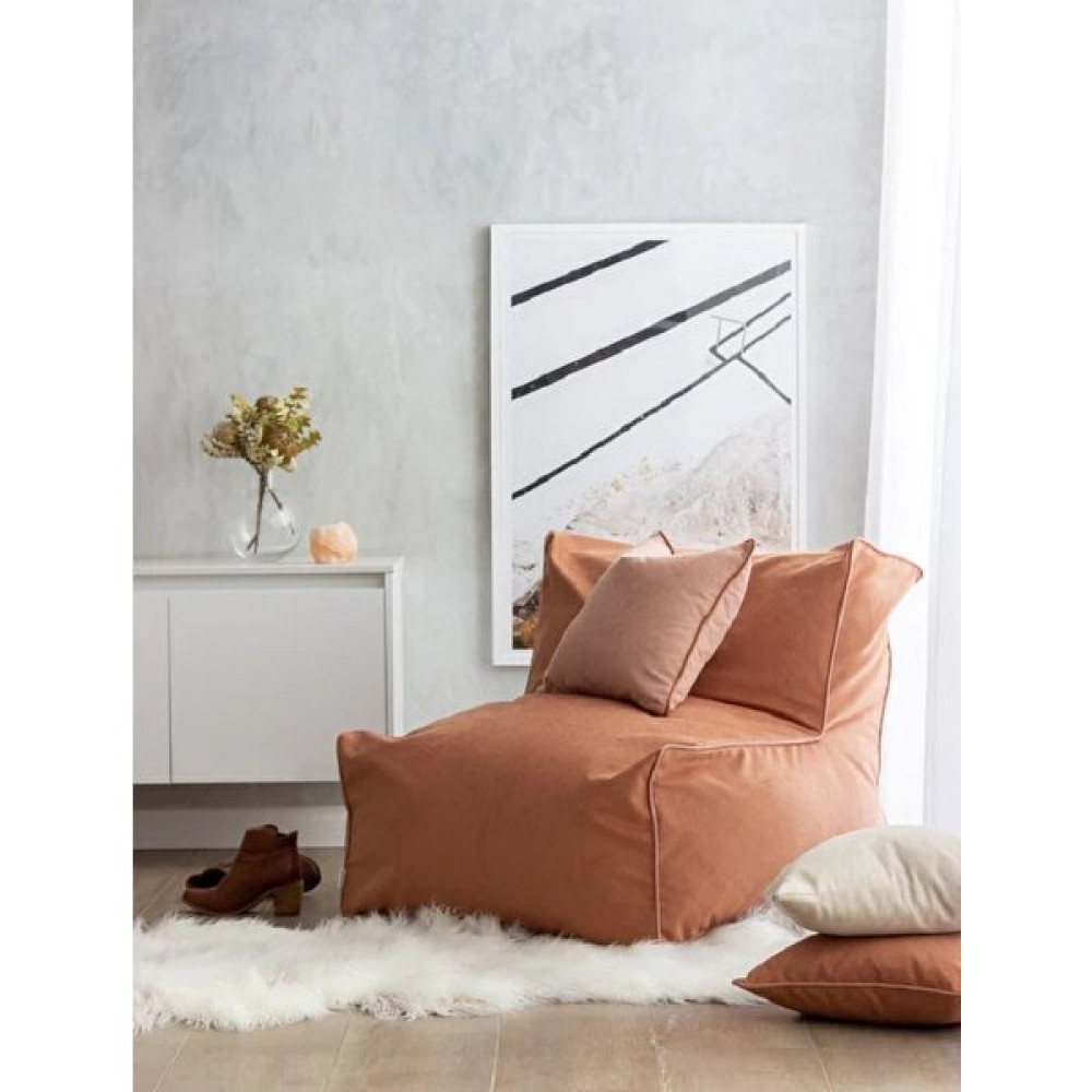Patara Home Lüx Velvet Puff Aktiviye Koltuğu & Yeni Nesil & Puff Armut Koltuk - Kahverengi Tekli Koltuk & Berjer Fiyatı