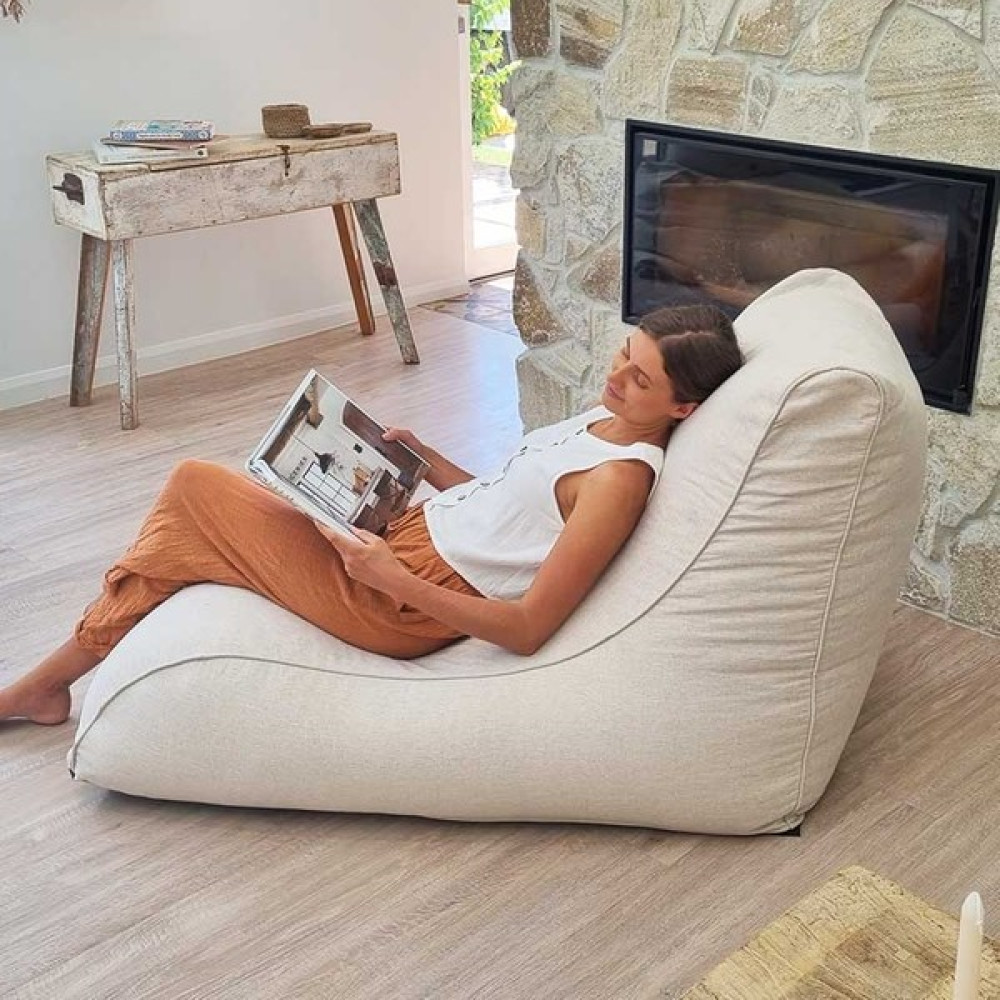 Patara Home Poffi Dinlenme & Aktivite Tv Koltuğu & Uyku Koltuğu & Sinema Koltuğu - Bej Tekli Koltuk & Berjer Fiyatı