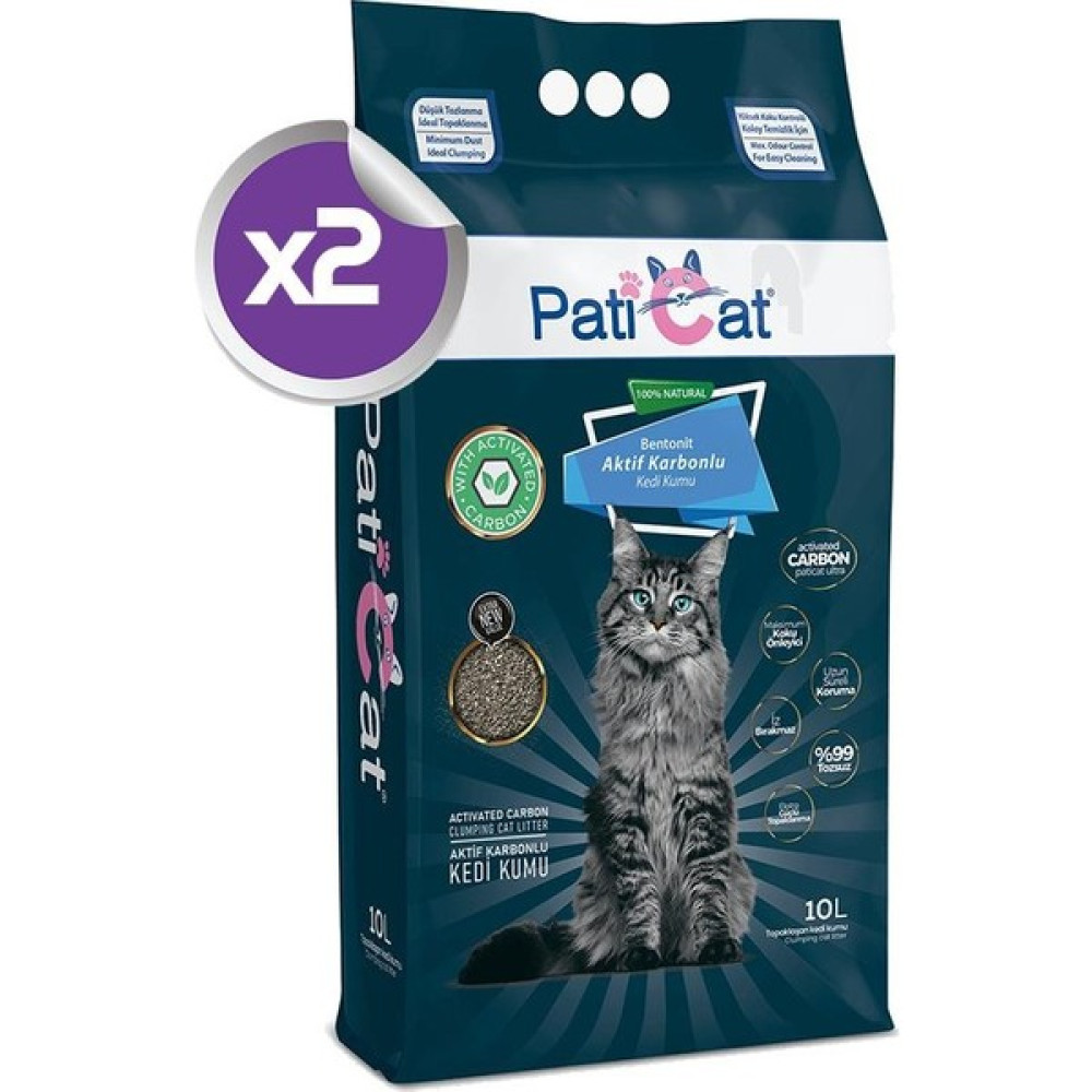 Pati Cat Paticat Aktif Karbonlu Topaklanan Kedi Kumu 2 x 10 lt Evcil Hayvan Ürünleri Fiyatı