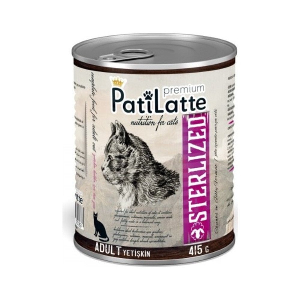 Pati Latte Sterilised Kedi Maması 415 X24 Evcil Hayvan Ürünleri Fiyatı
