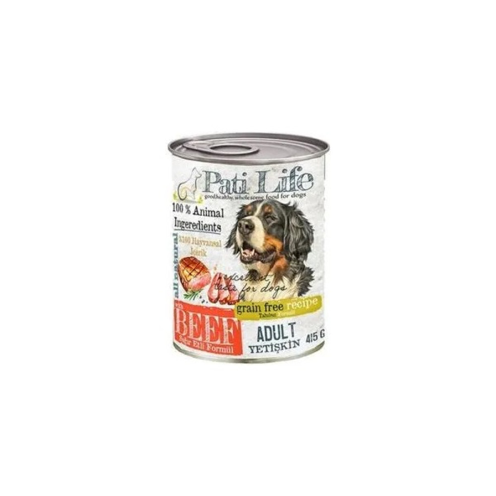 Pati Life Köpek Konserve 415 gr Sığır Etli - 1 Evcil Hayvan Ürünleri Fiyatı