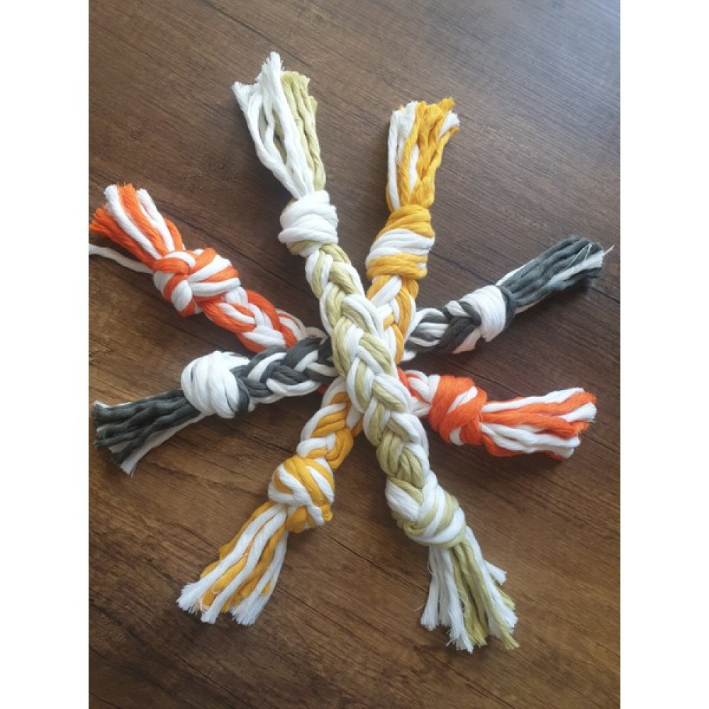 Patibeurre Organik Köpek Oyuncağı, Handmade Köpek Kedi Oyuncağı, Pamuk Çekiştirme Oyuncağı, Çevre Dostu, El Yap - Haki Oto Boyaları Fiyatı