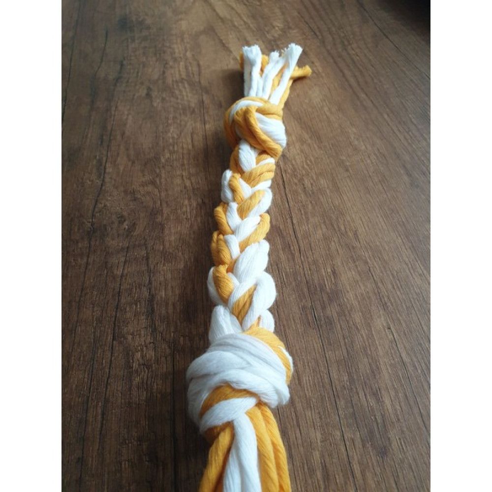 Patibeurre Organik Köpek Oyuncağı, Handmade Köpek Kedi Oyuncağı, Pamuk Çekiştirme Oyuncağı, Çevre Dostu, El Yap - Sarı Oto Boyaları Fiyatı
