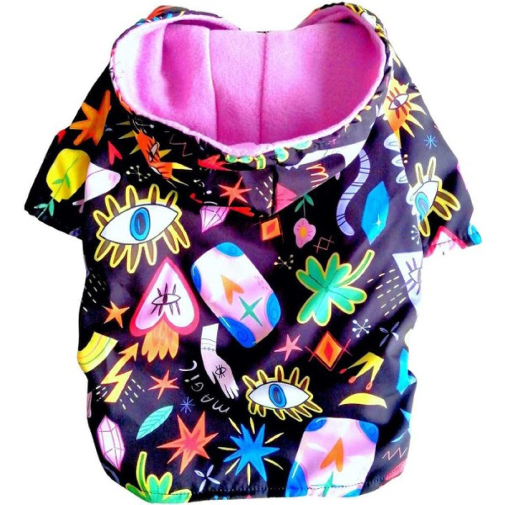 Patibör Magic Kapüşonlu Içi Polarlı Köpek Yağmurluğu - Lacivert - 2XL Evcil Hayvan Ürünleri Fiyatı