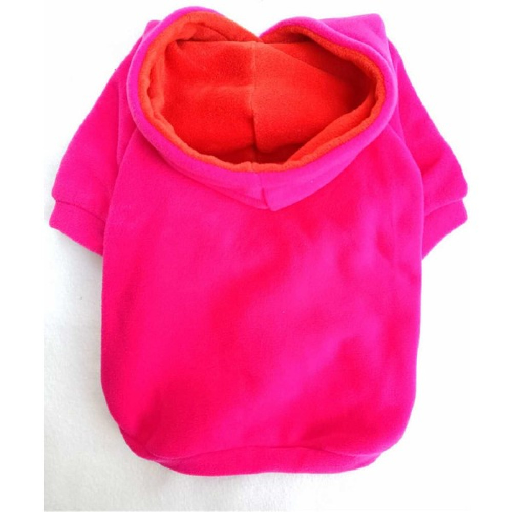 Patibör Pembe Içi Polarlı %100 Pamuk Kumaş Köpek Kıyafeti Kapüşonlu Sweatshirt - S Evcil Hayvan Ürünleri Fiyatı