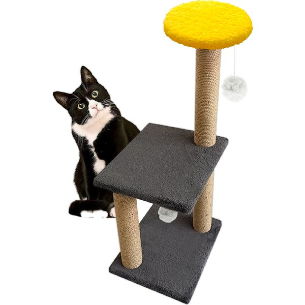 Patiderm Katlı Kedi Tırmalama Tahtası 80cm - Gri Evcil Hayvan Ürünleri Fiyatı