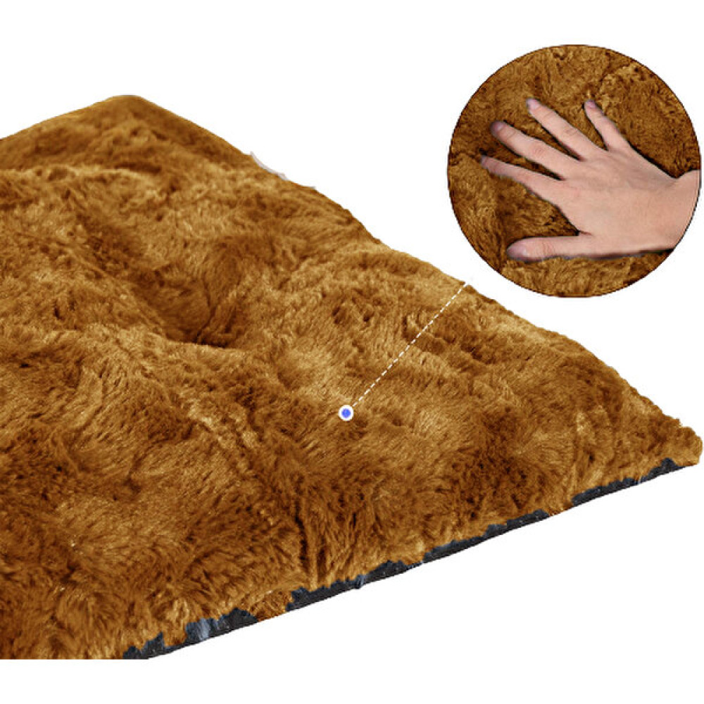 Patiderm Peluş Kedi & Köpek Yatağı Yer Minderi - Karışık Renk - 80 x 55 cm Evcil Hayvan Ürünleri Fiyatı