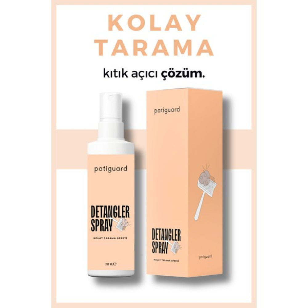Patiguard Kolay Tarama Spreyi 250ml Kedi Köpek Kıtık Açıcı Dolaşıklık Giderici Tüy Bakım ve Sağlığı Evcil Hayvan Ürünleri Fiyatı