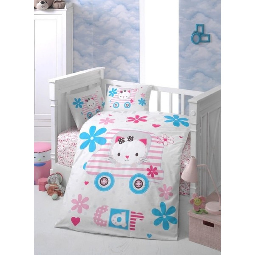 Patik Bebek Nevresim Takımı Kitty Desen Oto Boyaları Fiyatı