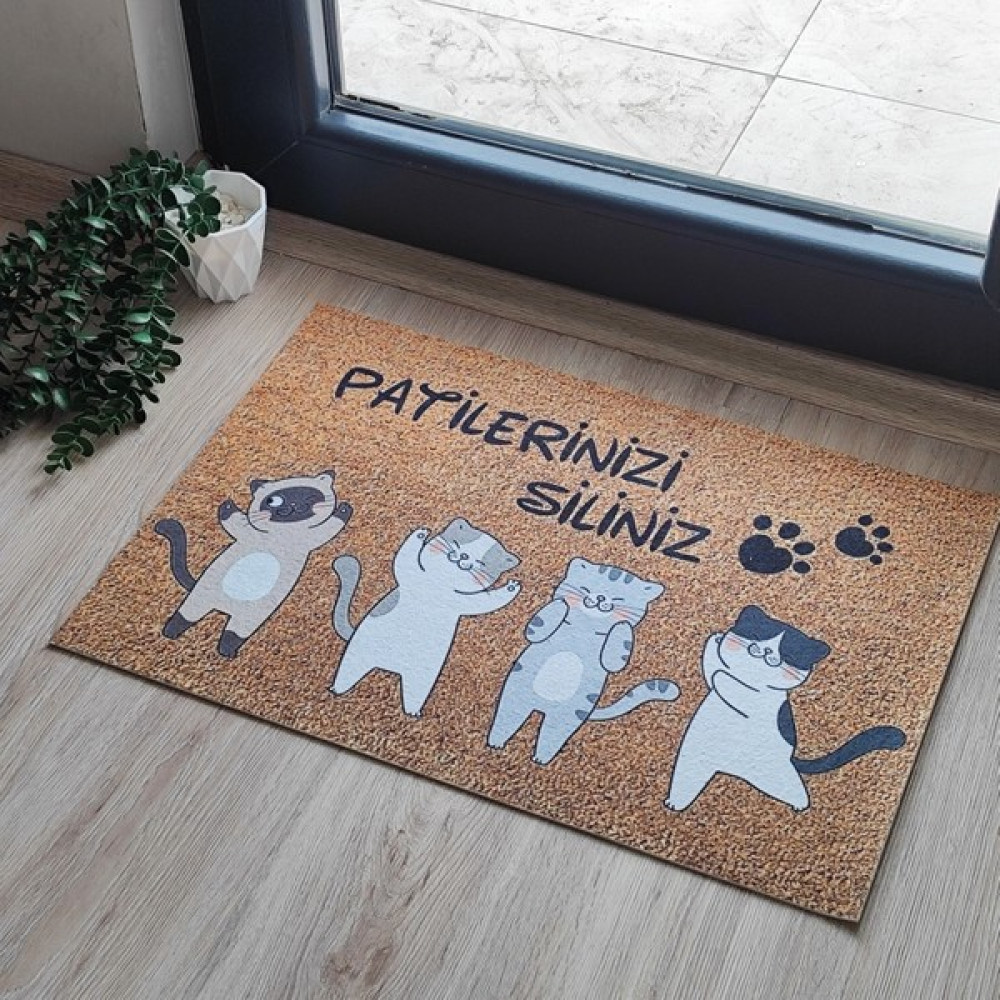 "patilerinizi Siliniz" Kapı Önü Paspası - 45 x 65 cm - Renkli Paspas Fiyatı