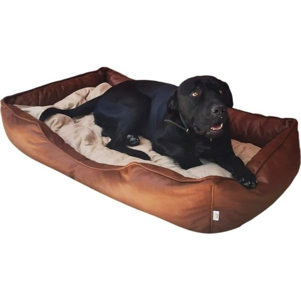 Patili Evler Büyük Irk Köpek Yatağı 80X130 cm - Kemik Yastıklı Xxxl - Bej - Açık Kahverengi - 97 x 130 x 21 cm Evcil Hayvan Ürünleri Fiyatı
