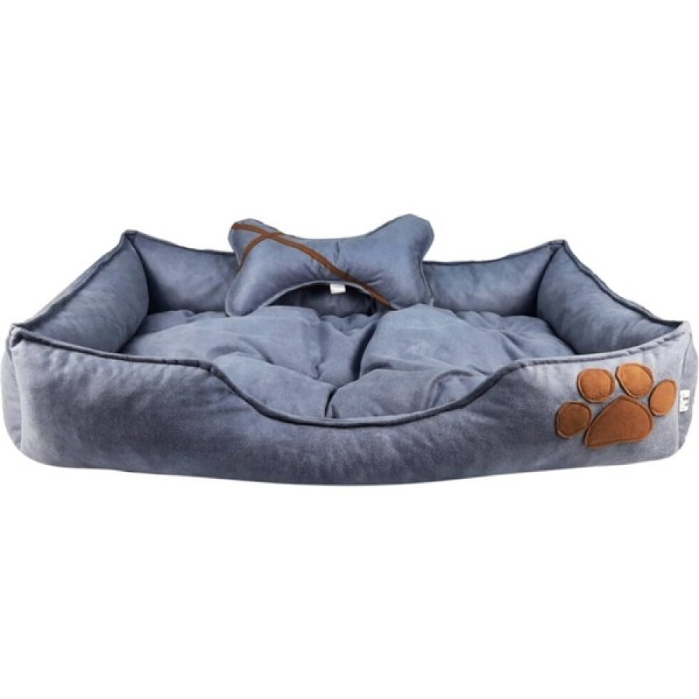 Patili Evler Mavi Büyük Irk Köpek Yatağı 80X110 cm - Kemik Yatıklı - Xxl - Şeffaf - 80 x 110 cm Evcil Hayvan Ürünleri Fiyatı