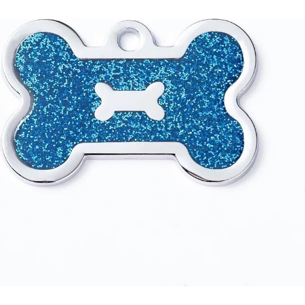 Patimio Isimli Çelik Kedi Köpek Künyesi Mavi Işıltı - . Diğer Fiyatı