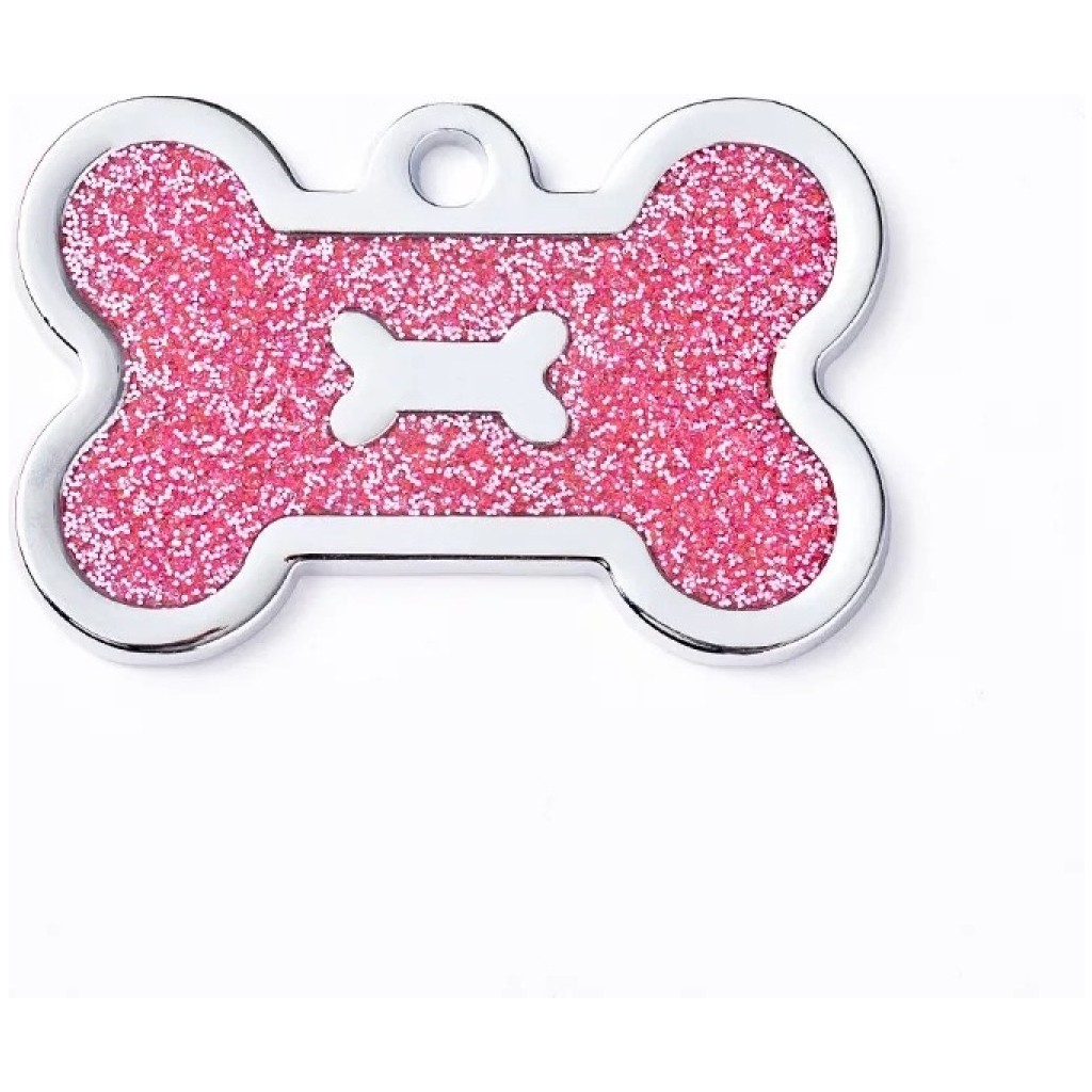 Patimio Isimli Çelik Kedi Köpek Künyesi Pembe Işıltı - . Diğer Fiyatı