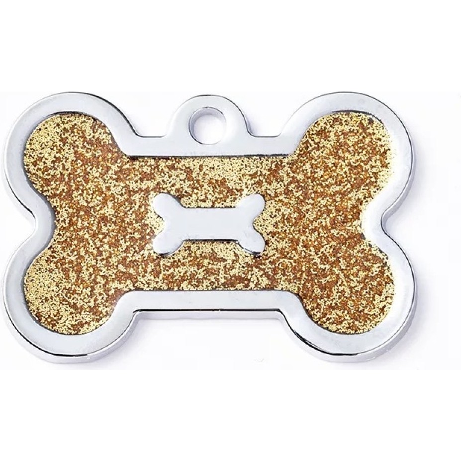 Patimio Isimli Çelik Kedi Köpek Künyesi Sarı Işıltı - . Diğer Fiyatı