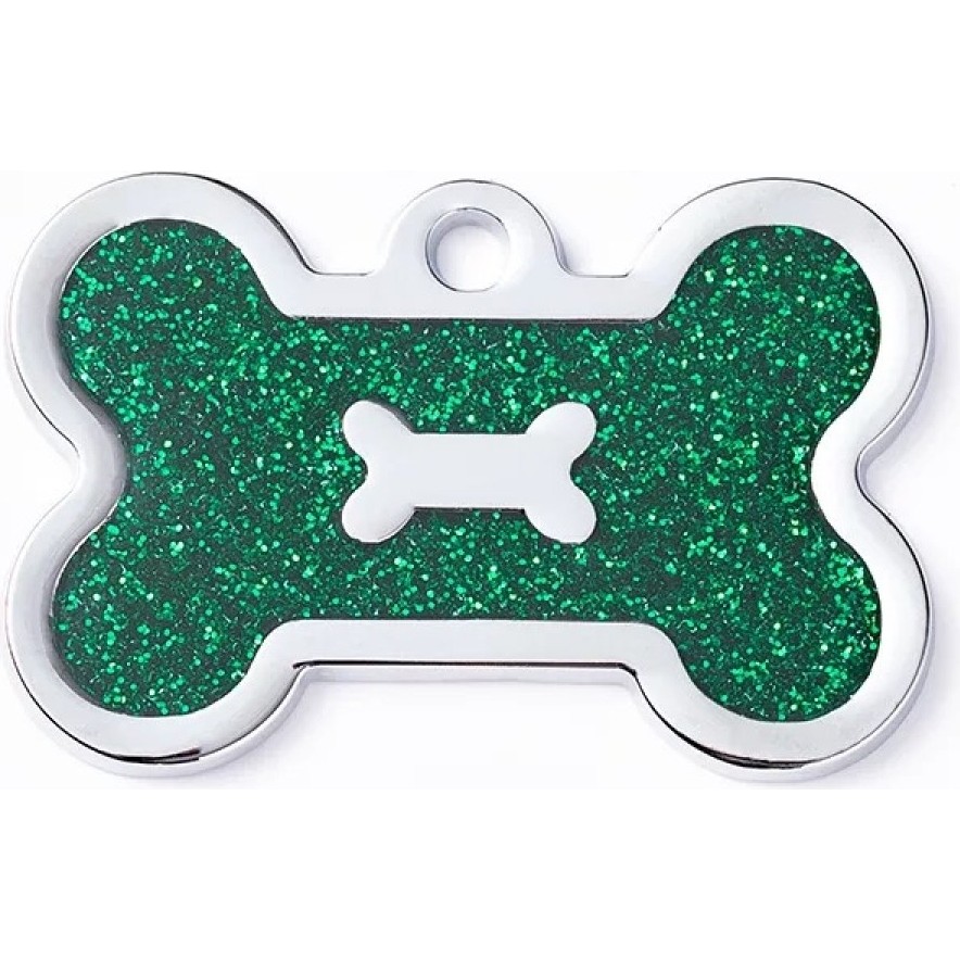 Patimio Isimli Çelik Kedi Köpek Künyesi Yeşil Işıltı - . Diğer Fiyatı
