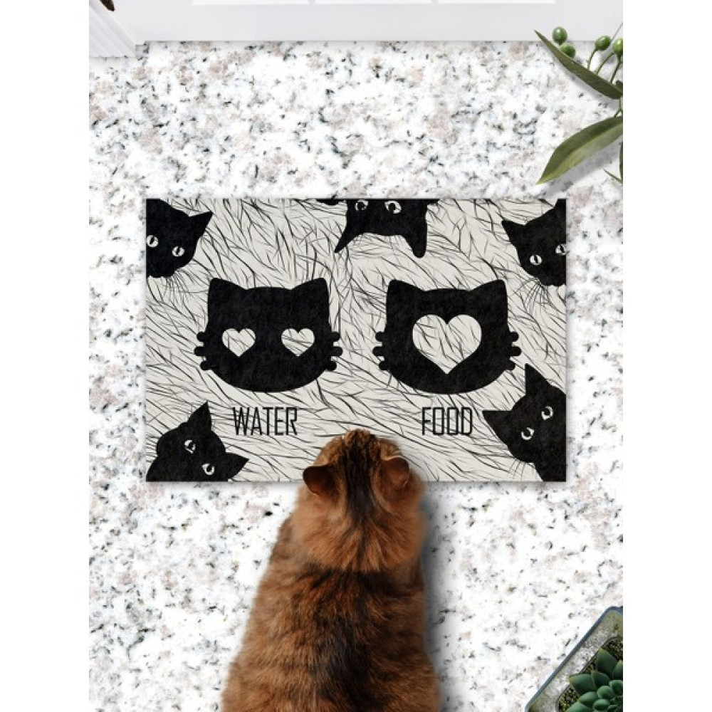 PatiPeti Black Cats Kedi Köpek Eğitim Mama Paspası ve Beslenme Altlığı Evcil Hayvan Ürünleri Fiyatı