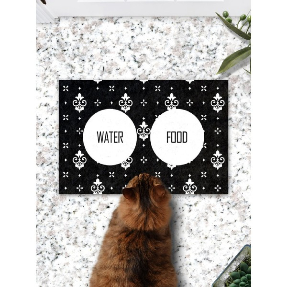 PatiPeti Black White Kedi Köpek Eğitim Mama Paspası ve Beslenme Evcil Hayvan Ürünleri Fiyatı