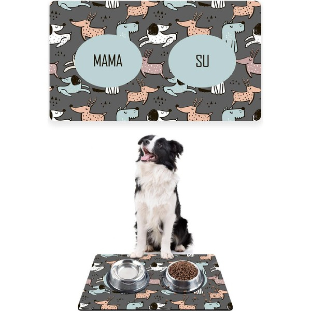 PatiPeti Köpek Mama Altlığı Mama Paspası Köpek Mama Eğitim Paspası 50 x 35cm Evcil Hayvan Ürünleri Fiyatı