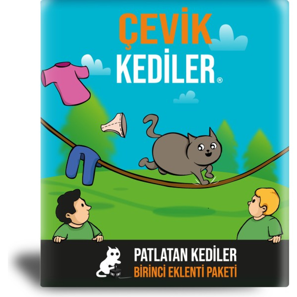 Patlatan Kediler Çevik Kediler Kart Oyunu, Kutu Oyunu, Parti Oyunu, Aile Oyunu Oyun Takımları Fiyatı