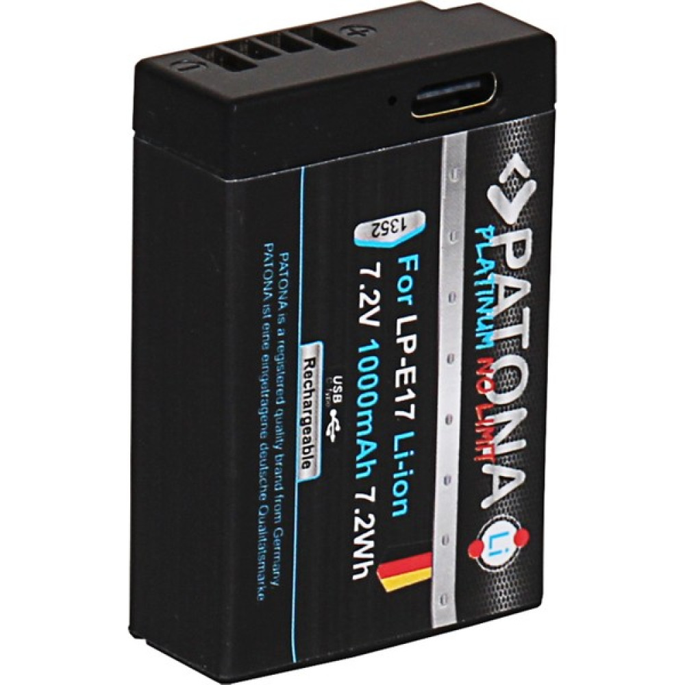 Patona Platinum Usb-C Girişli Batarya Canon LP-E17 Için Normal & Şarj Edilebilir Piller Fiyatı