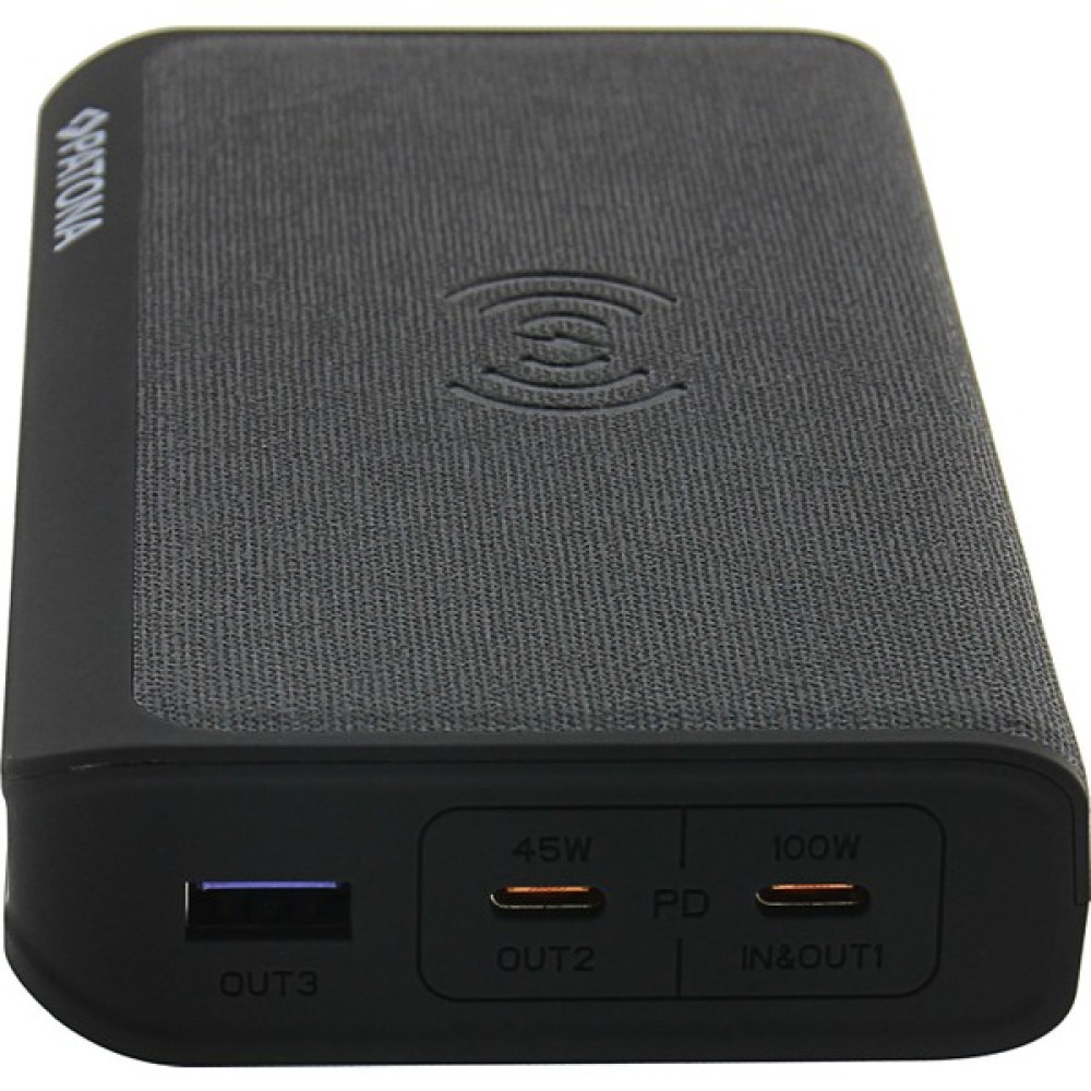 Patona Premium Powerbank Stark 2.0 PD100W 20000MAH Ql Kablosuz Şarj – 2x Usb-C – 1x Usb-A Konnektör Taşınabilir Şarj Cihazı - Powerbank Fiyatı