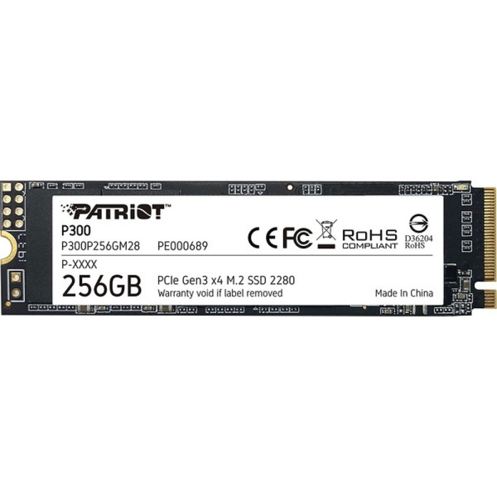 Patriot 256GB P300 M.2 2280 Pcıe Gen3 x 4 1700MBS/1100MBS Flash SSD P300P256GM28 SSD / Solid State Drive Fiyatı