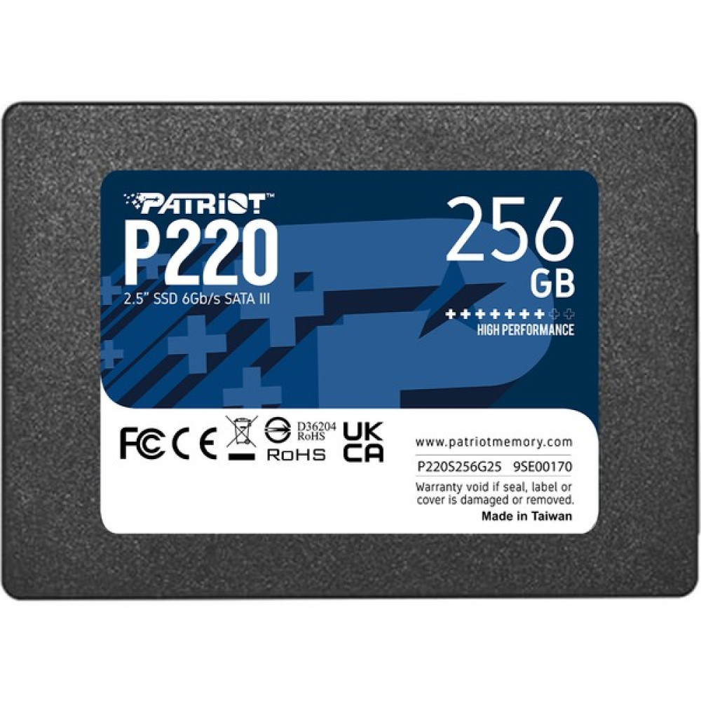 Patriot P220 256GB 550/490MB/s 2.5" SATA3 SSD Disk (P220S256G25) SSD / Solid State Drive Fiyatı