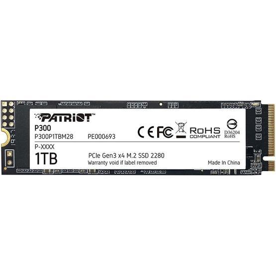PATRIOT P300P1TBM28 1TB P300 M.2 2280 PCIE Gen3 x 4 2100MBS/1650MBS Flash SSD